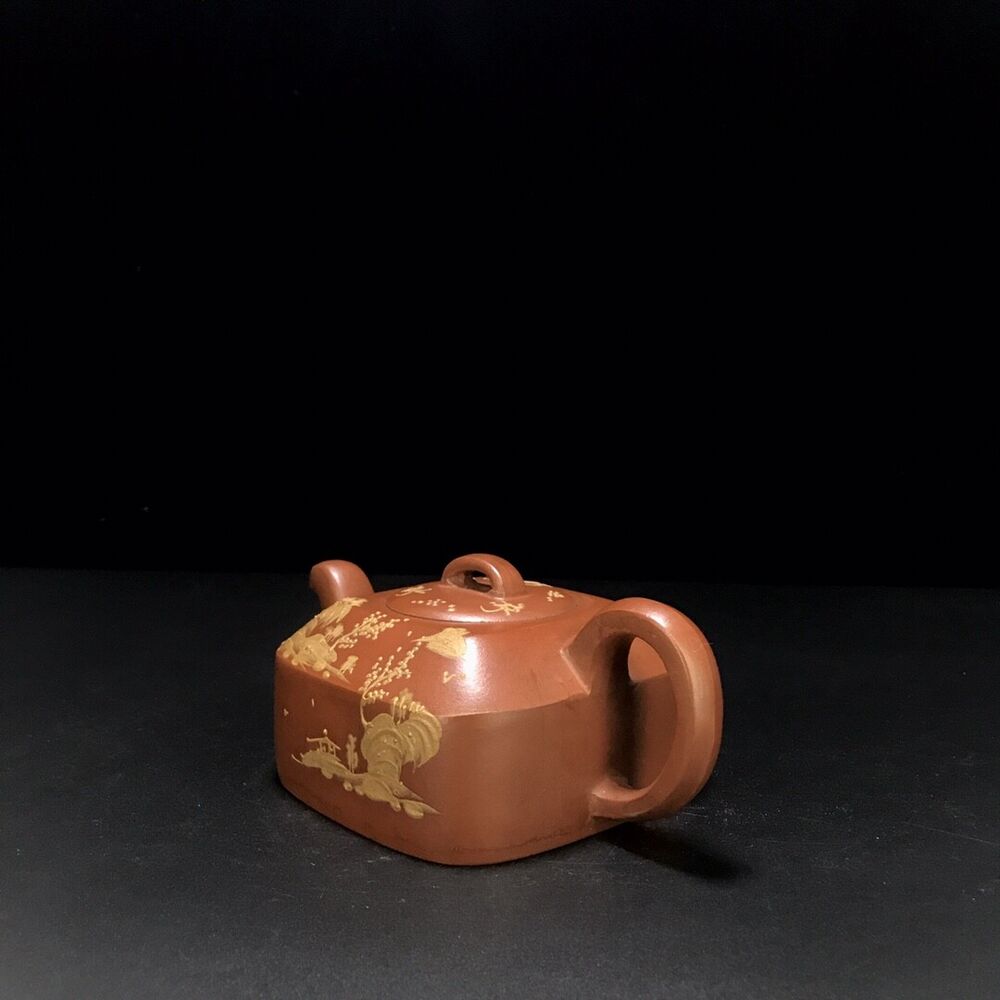vintage chinese yixing purple clay teapot zisha ceremony teaware collection rare