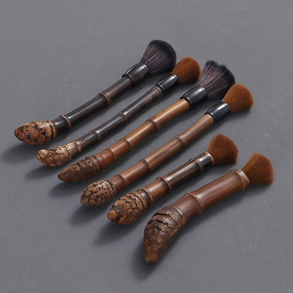 Natural Bamboo Tea Brush|Tea Accessories|Pot Brush|Tea Pet Brush