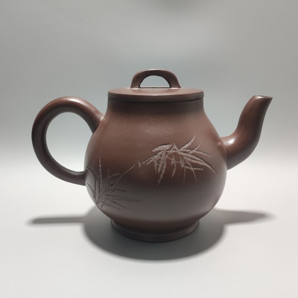 Vintage Chinese Yixing Purple Clay Teapot Zisha Ceremony Collection Rare Large