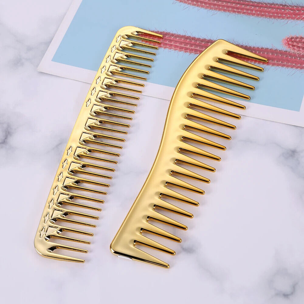 Women Hair Brush Plastic Wide Tooth Styling Combs Men Hairdressing Salon Toolkit