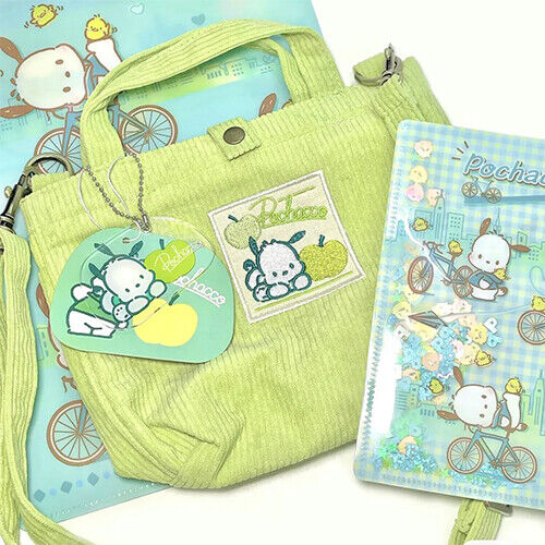 Pochacco Autumn Winter Plush Bag Anime Large Capacity Handbag Tote Girls Gifts