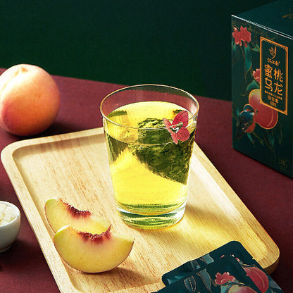 Chinese Herbal Tea Honey Peach Flavored 60g Oolong Tea Bag Triangle Bags Package