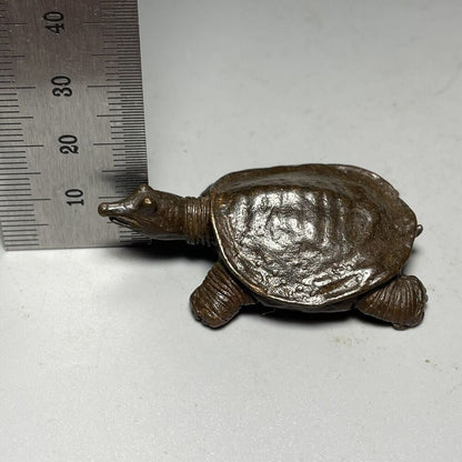 Bronze Turtle Longevity Turtle Pendant Handle Small Bronze Turtle Tea Pet Statue