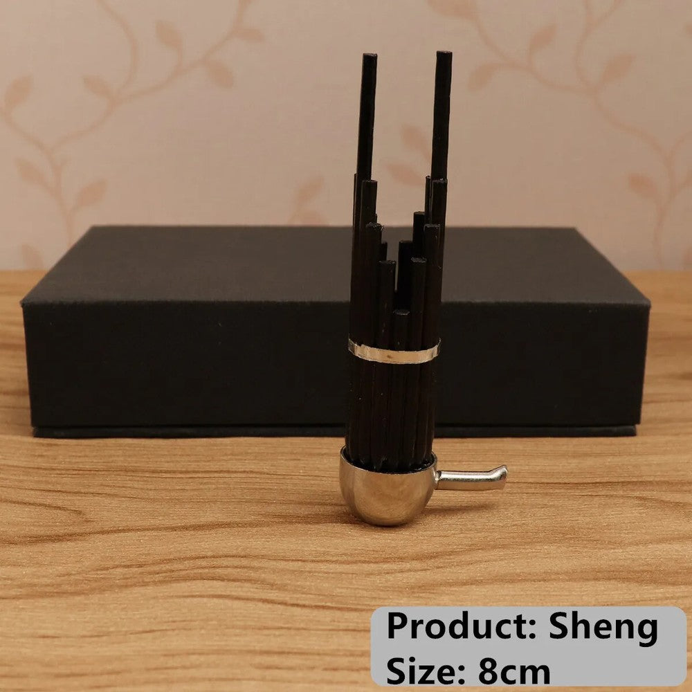 Miniature Guzheng Model Mini Musical Instrument Desktop Ornaments Chinese Gifts