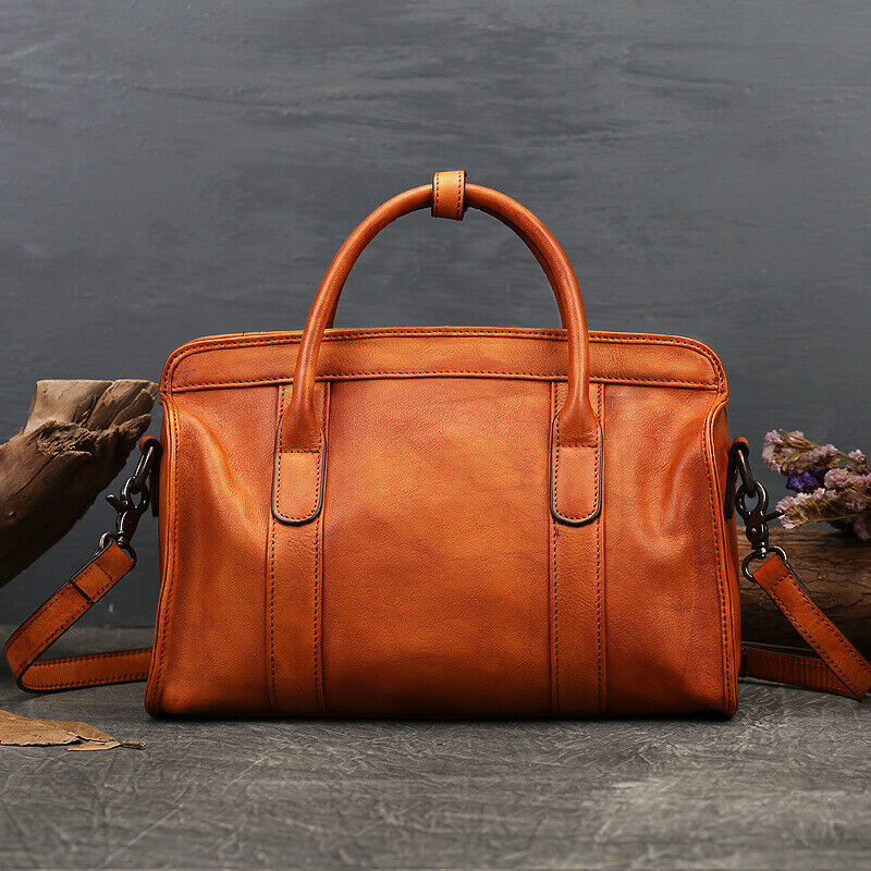 Luxury Women's Bag, Retro Top Cow Leather Handbag Tote Sling Shoulder Bag Hobo