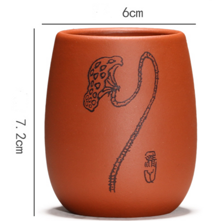 Chinese Hand Crafted Yixing Zisha Gongfu Tea cups