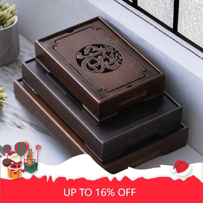 Bamboo Tea Tray with Water Storage|Gong Fu Tea Tray|Tea Accessories