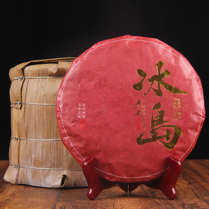 357g Healthy Drink Spring Tea Icelandic arborvitae tea Ripe Pu'er Tea Cake