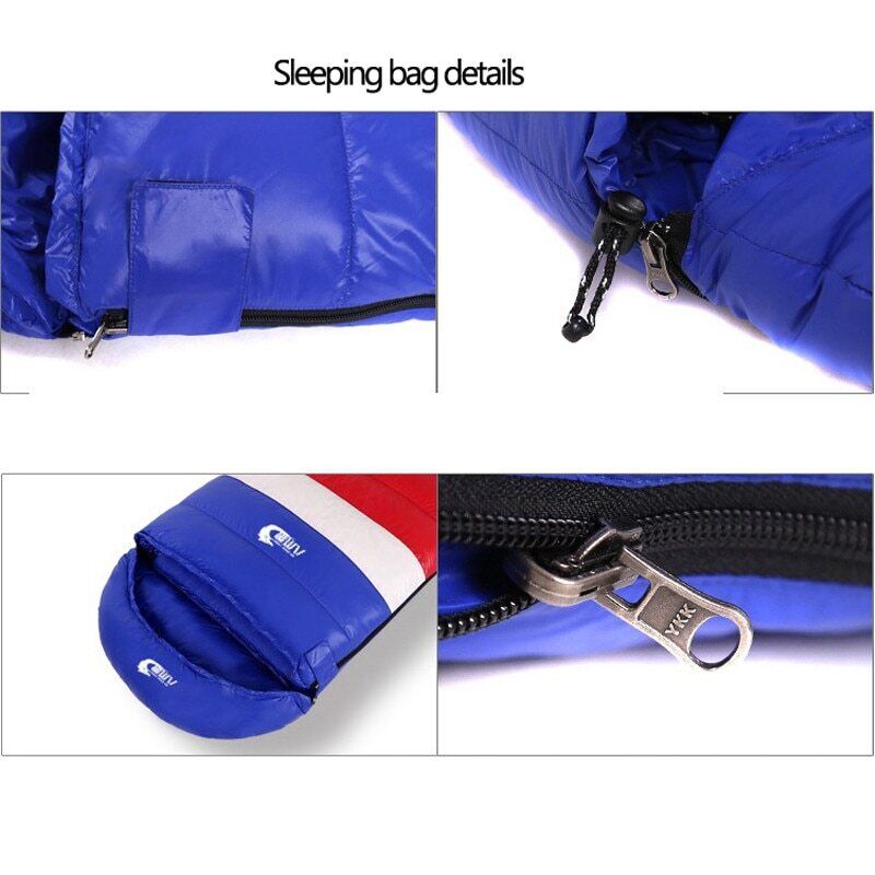 White Duck Down Outdoor Camping Sleeping Bag Winter Keep Warm Thickness