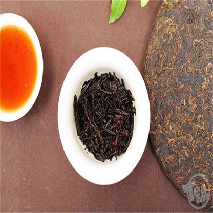 357g Yunnan Pu'er Tea Cake Icelandic Seven Cakes Tea Leaves Pu'er Cake Ripe Tea