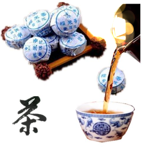 100g Chinese Ripe Puer Tea Pu-erh Tuo Tea Yunnan Mini Puerh Ball Tea Black Tea 茶