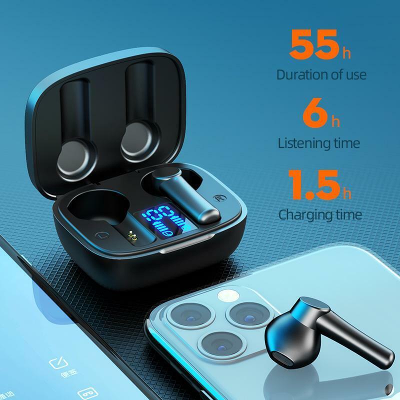 Bluetooth 5.0 Earbuds for Iphone Samsung Android Wireless Headphones Waterproof