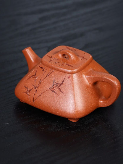 180cc chinese Yixing Handmade Zisha teapot JiangPoNi SiFang Gongfu Tea Pot