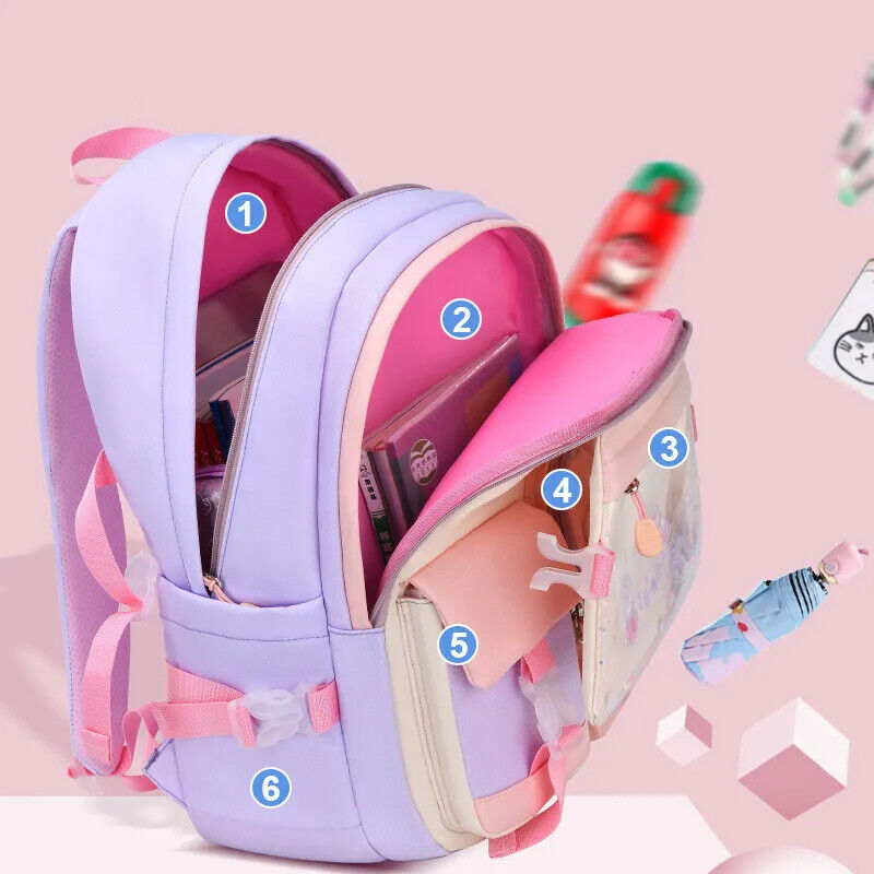Girls Primary School Bag Backpacks Children Book Bag Kids School Backpack Bags