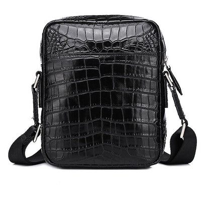 Designer Men's Bag, Real Leather Crocodile Men's Business Shoulder/Messenger Bag