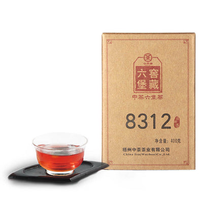 400g 2014 Year China Tea Brick Liu Bao Cha 8312 Batch 401 Chinese Dark Tea