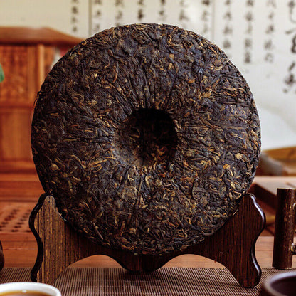 Ancient Tree Ripe Tea 357g Pu'er Tea Ripe Tea Cake Yunnan Pu'er Tea Cake