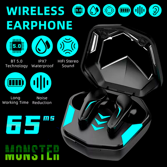 Auriculares Bluetooth Inalambricos Gaming Audifonos Con Cancelacion De Ruido