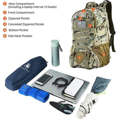35L Military Tactical Backpack Rucksack Travel Camping Hunting Climbing Bags