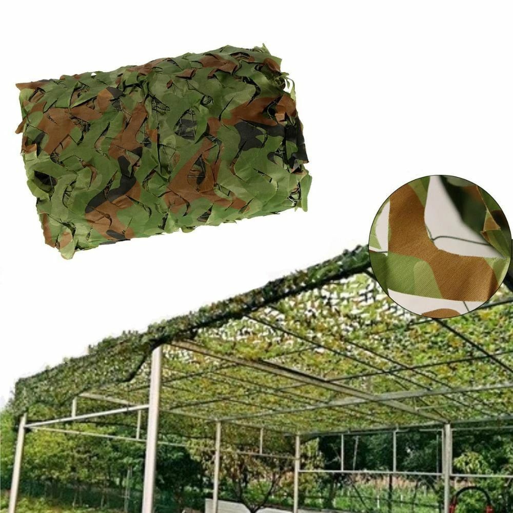 Military camouflage net 210D Oxford cloth hunting courtyard decorations 2-Layer