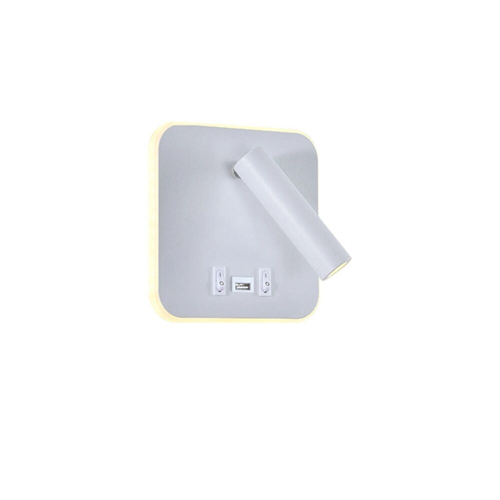 Wall Lamp USB Minimalist Hotel Interior LED Reading Lights Corridor Bedroom 220V