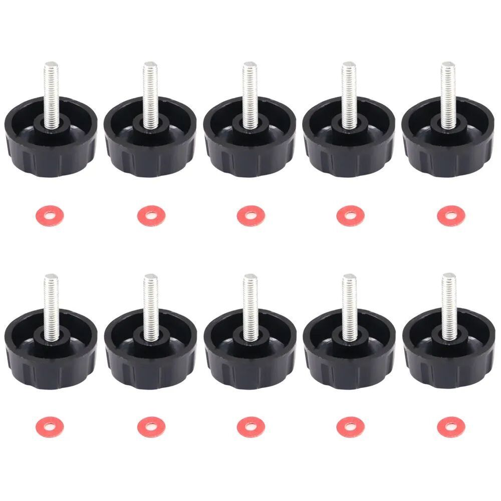 10pcs Fishing Reel Handle Grip Screws Nuts Fishing Spinning Wheel Arm Screw Cap