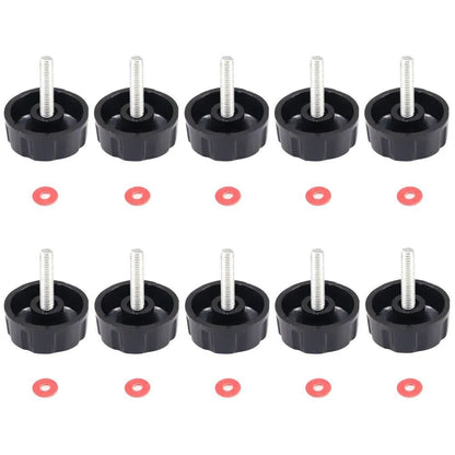 10pcs Fishing Reel Handle Grip Screws Nuts Fishing Spinning Wheel Arm Screw Cap