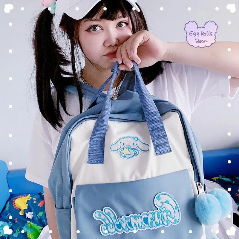 My Melody Backpack Cinnamoroll Schoolbag Kuromi Student Shoulder Travel Bag Gift