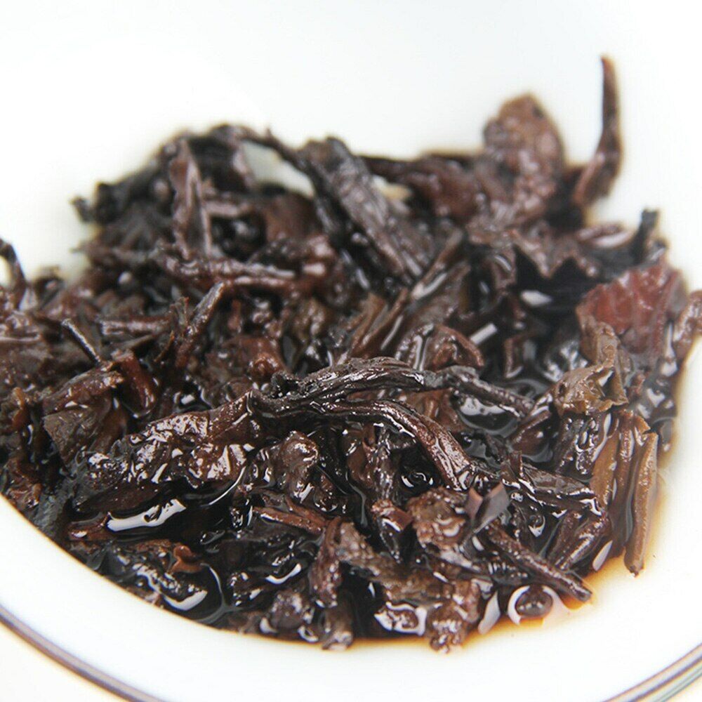 Shu Pu-erh Tea Palace and The Charm Time Qi Zi Bing Ripe Puer Tea 357g/12.59oz
