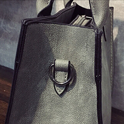 Women's Ladies Casual PU Leather Shoulder Bags with Corssbody Bag Handbag Purse