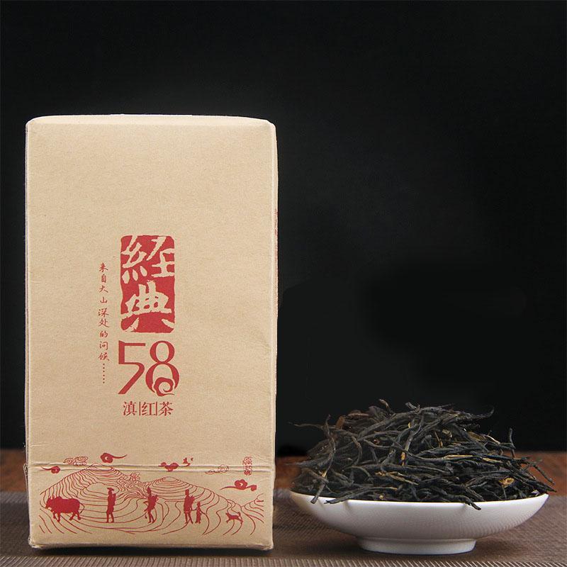 160g/box 2023 Yunnan Black Tea Feng Qing Classics 58 Dianhong Hand Made Box Tea