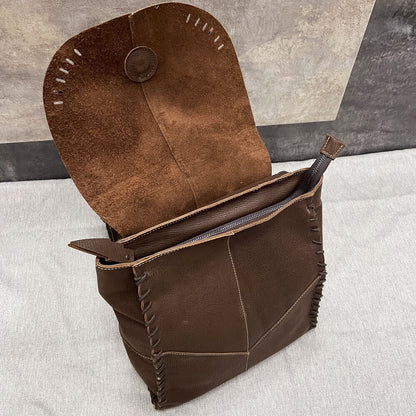 New Designer Cowhide Leather Backpack, Women's Soft Leather Handbags Travel Bag