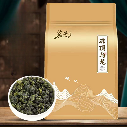 250g Dongding Tea Taiwan High Mountain Oolong Tea Loose Leaf Tea 茗杰茶业 冻顶乌龙