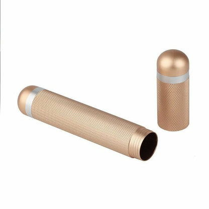 Travel Cigar Box Cigarettes Case Mini Humidor Moisture Storage Tube Jar 175x25mm