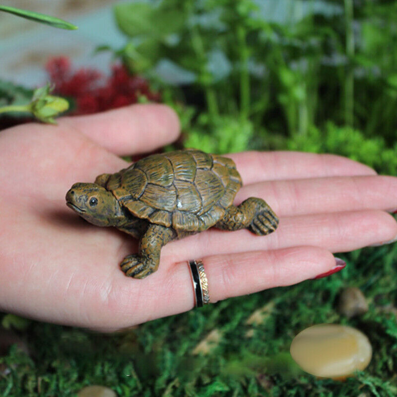 Garden Decor Resin Turtle Statue Outdoor Sculpture Ornament Home Lawn Patio Yard