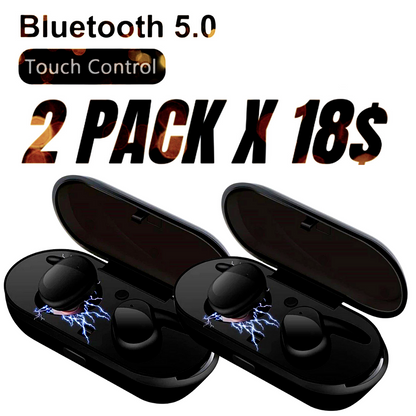 2 Headphone TWS Wireless Bluetooth 5.0 Headset Earbuds For Smart Phone Universal