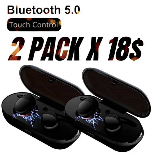 2 Headphone TWS Wireless Bluetooth 5.0 Headset Earbuds For Smart Phone Universal