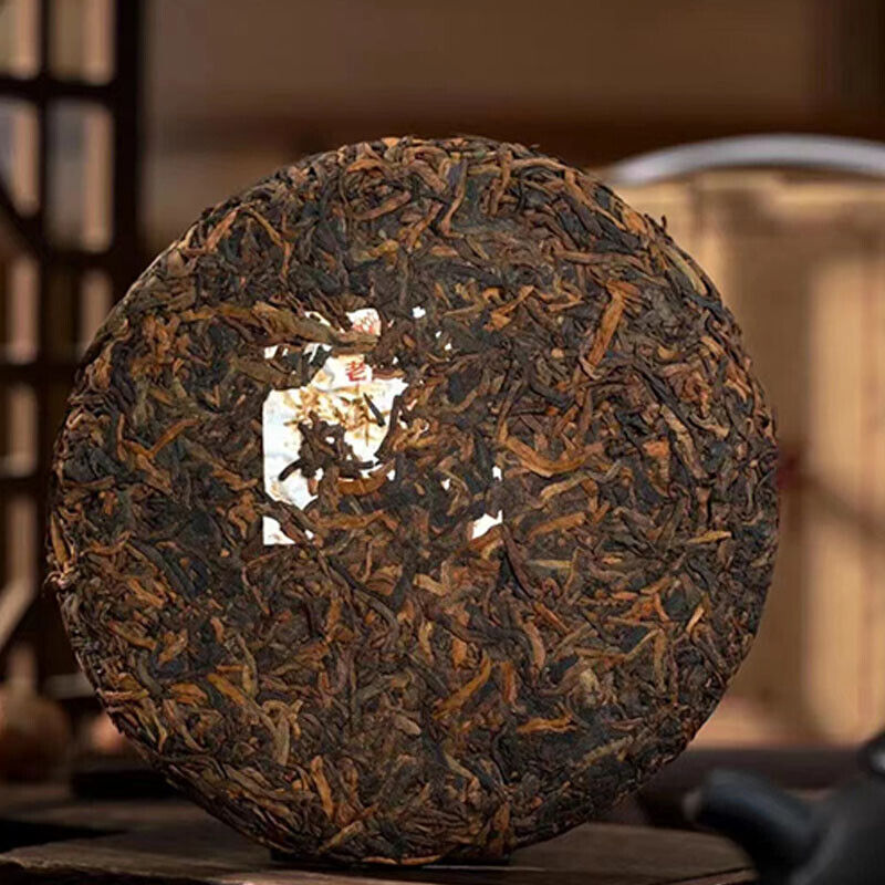 Shu Puerh Haiwan 2023 "Gongbing" Tribute Cake Ripe Puer Tea Cake 200g