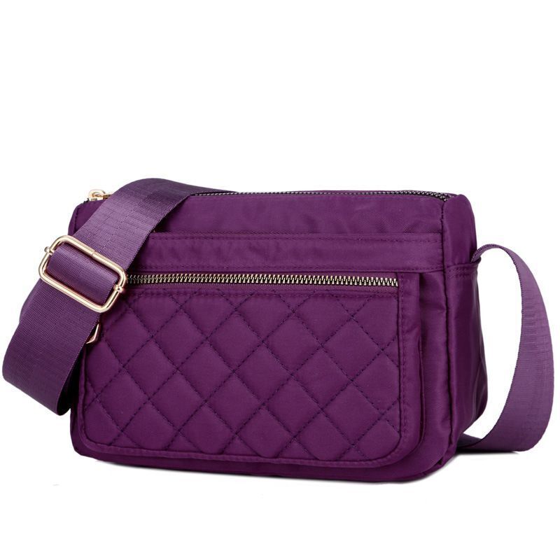 Shoulder Bags Handbags Solid Messenger Bag Small Nylon Purse 22*10*15CM Zipper