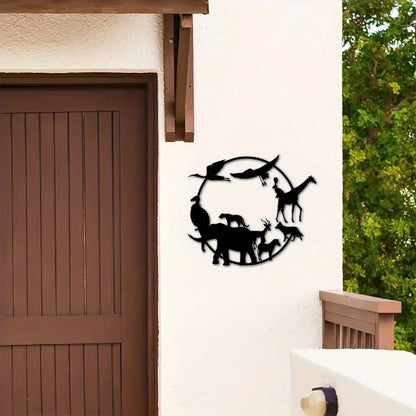 Art Wall Decor, Wildlife Metal Wall Decor, Metal Wildlife Signs, Room Wall Art