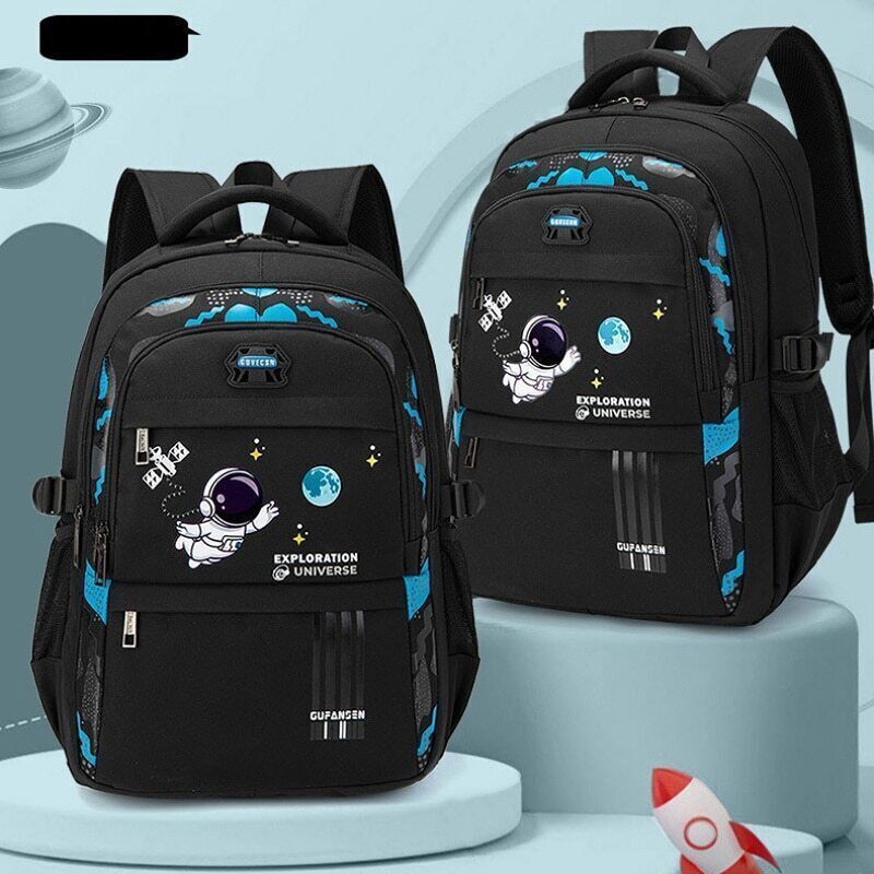 50L Schoolbag Primary School Students Spine Protection Super Light Backpack Boys