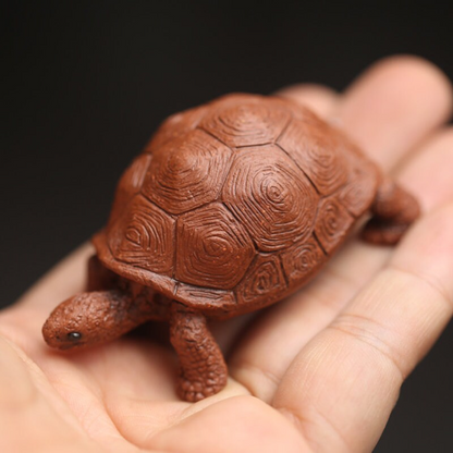 Purple Clay Tea Accessories Turtle Tea Pet Home Decor