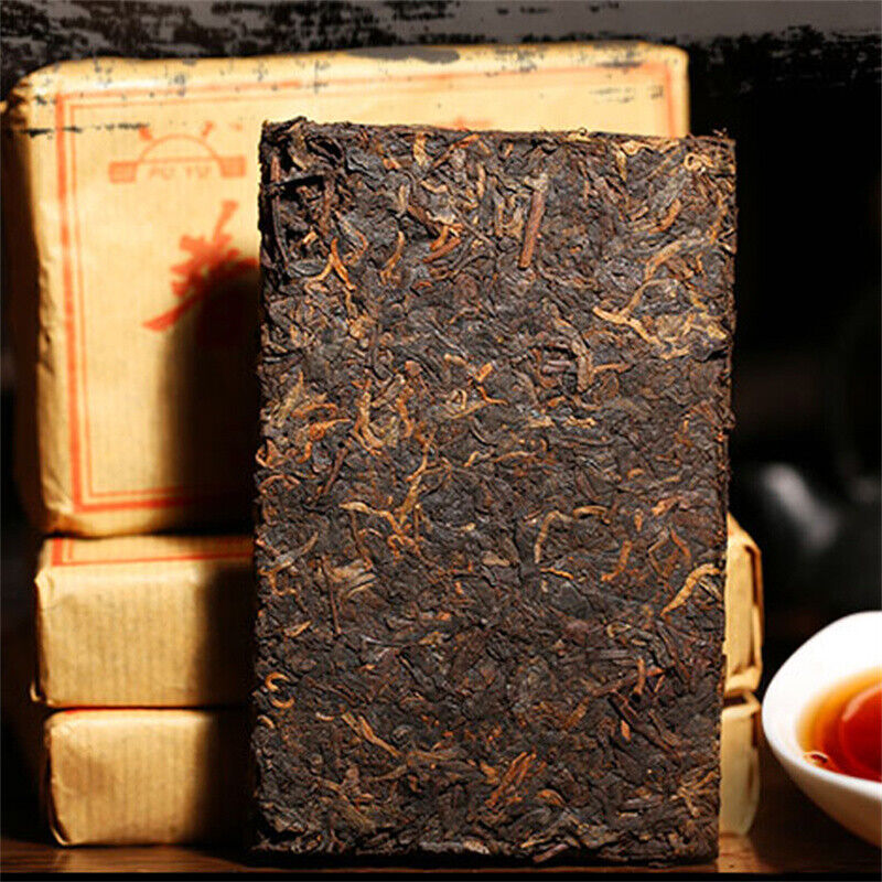 Chinese Organic Tea 5Pcs Natural Pu Erh Black Tea Cake Puer Tea Brick Green Food