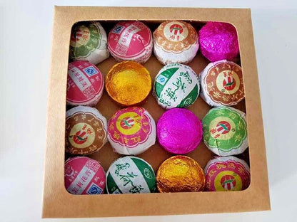 Chinese Tea Blooming Flowering Pu erh Puerh Jasmine Green Detox Herb Gift Box UK