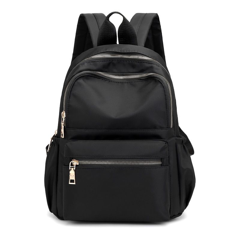 Casual Oxford Women Backpack Black Waterproof Nylon School Bags Fashion Travel
