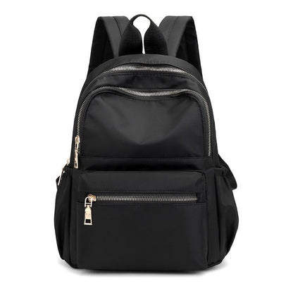 Casual Oxford Women Backpack Black Waterproof Nylon School Bags Fashion Travel