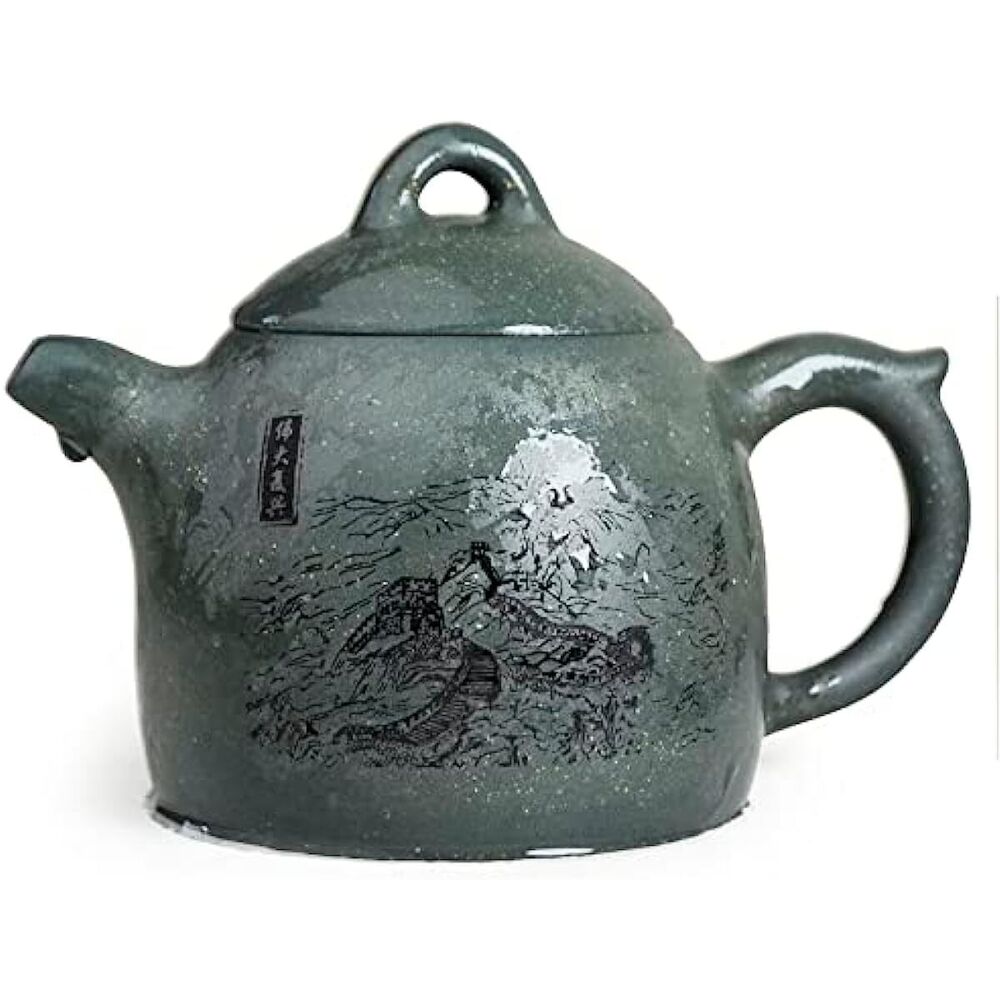 Teapot 7.8oz Chinese Yixing Clay Tianqing Genuine Zisha Tea Pots Qinquan style
