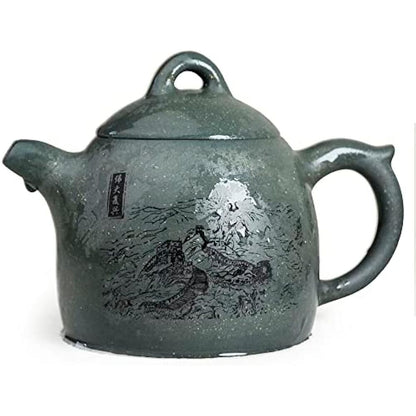 Teapot 7.8oz Chinese Yixing Clay Tianqing Genuine Zisha Tea Pots Qinquan style