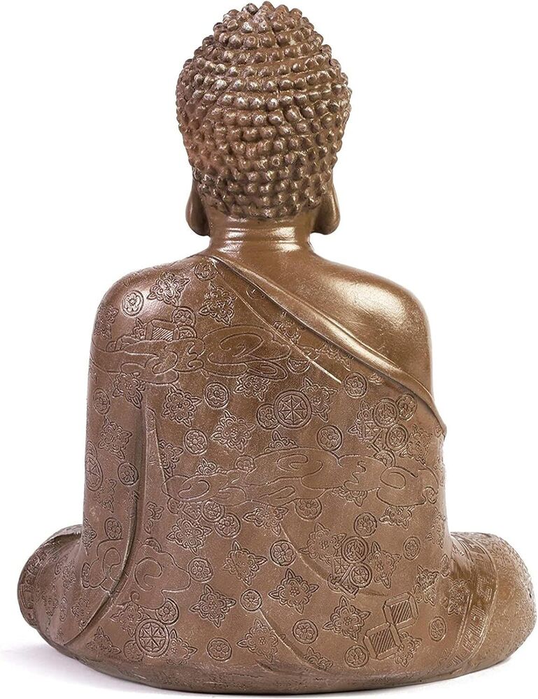 Decorative Meditating Buddha Statue Made of Resin Home Decor Durable Gift