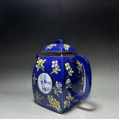 vintage chinese yixing purple clay teapot zisha ceremony teaware collection rare